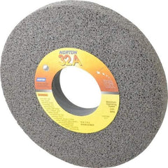 Norton - 10" Diam x 3" Hole x 1" Thick, G Hardness, 46 Grit Surface Grinding Wheel - Aluminum Oxide, Type 1, Coarse Grade, 2,485 Max RPM, Vitrified Bond, No Recess - Exact Tool & Supply