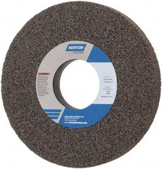 Norton - 10" Diam x 3" Hole x 1" Thick, H Hardness, 46 Grit Surface Grinding Wheel - Aluminum Oxide, Type 1, Coarse Grade, 2,485 Max RPM, Vitrified Bond, No Recess - Exact Tool & Supply