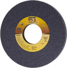 Norton - 10" Diam x 3" Hole x 1" Thick, H Hardness, 46 Grit Surface Grinding Wheel - Aluminum Oxide, Type 1, Coarse Grade, 2,485 Max RPM, Vitrified Bond, No Recess - Exact Tool & Supply