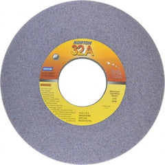 Norton - 10" Diam x 3" Hole x 1" Thick, I Hardness, 46 Grit Surface Grinding Wheel - Aluminum Oxide, Type 1, Coarse Grade, 2,485 Max RPM, Vitrified Bond, No Recess - Exact Tool & Supply