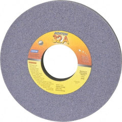 Norton - 10" Diam x 3" Hole x 1" Thick, K Hardness, 46 Grit Surface Grinding Wheel - Aluminum Oxide, Type 1, Coarse Grade, 2,485 Max RPM, Vitrified Bond, No Recess - Exact Tool & Supply