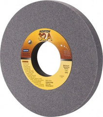 Norton - 10" Diam x 3" Hole x 1" Thick, K Hardness, 60 Grit Surface Grinding Wheel - Aluminum Oxide, Type 1, Medium Grade, 2,485 Max RPM, Vitrified Bond, No Recess - Exact Tool & Supply