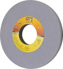 Norton - 10" Diam x 3" Hole x 1" Thick, K Hardness, 80 Grit Surface Grinding Wheel - Aluminum Oxide, Type 1, Medium Grade, 2,485 Max RPM, Vitrified Bond, No Recess - Exact Tool & Supply