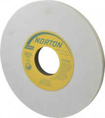 Norton - 12" Diam x 3" Hole x 3/4" Thick, I Hardness, 60 Grit Surface Grinding Wheel - Aluminum Oxide, Type 1, Medium Grade, 2,070 Max RPM, Vitrified Bond, No Recess - Exact Tool & Supply