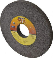 Norton - 12" Diam x 3" Hole x 1" Thick, H Hardness, 46 Grit Surface Grinding Wheel - Aluminum Oxide, Type 1, Coarse Grade, 2,070 Max RPM, Vitrified Bond, No Recess - Exact Tool & Supply