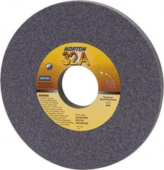 Norton - 12" Diam x 3" Hole x 1" Thick, H Hardness, 46 Grit Surface Grinding Wheel - Aluminum Oxide, Type 1, Coarse Grade, 2,070 Max RPM, Vitrified Bond, No Recess - Exact Tool & Supply