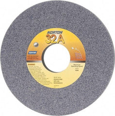 Norton - 12" Diam x 3" Hole x 1" Thick, K Hardness, 46 Grit Surface Grinding Wheel - Aluminum Oxide, Type 1, Coarse Grade, 2,070 Max RPM, Vitrified Bond, No Recess - Exact Tool & Supply
