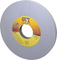 Norton - 12" Diam x 3" Hole x 1" Thick, K Hardness, 80 Grit Surface Grinding Wheel - Aluminum Oxide, Type 1, Medium Grade, 2,070 Max RPM, Vitrified Bond, No Recess - Exact Tool & Supply