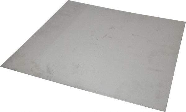 Value Collection - 0.03 Inch Thick x 12 Inch Wide x 12 Inch Long, 304 Stainless Steel Sheet - Cold Rolled, Bright Finish, #2B - Exact Tool & Supply