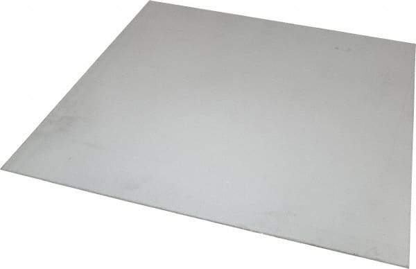 Value Collection - 0.06 Inch Thick x 12 Inch Wide x 12 Inch Long, 304 Stainless Steel Sheet - Cold Rolled, Bright Finish, #2B - Exact Tool & Supply
