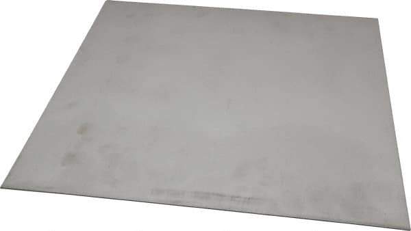 Made in USA - 0.075 Inch Thick x 12 Inch Wide x 12 Inch Long, 304 Stainless Steel Sheet - Cold Rolled, Bright Finish, #2B - Exact Tool & Supply