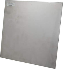Made in USA - 0.12 Inch Thick x 12 Inch Wide x 12 Inch Long, 304 Stainless Steel Sheet - Cold Rolled, Bright Finish, #2B - Exact Tool & Supply