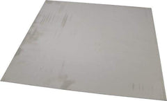 Made in USA - 0.03 Inch Thick x 12 Inch Wide x 12 Inch Long, 304 Stainless Steel Sheet - Intermediate Polished Finish, #4 - Exact Tool & Supply