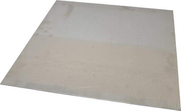 Made in USA - 0.12 Inch Thick x 12 Inch Wide x 12 Inch Long, 304 Stainless Steel Sheet - Intermediate Polished Finish, #4 - Exact Tool & Supply