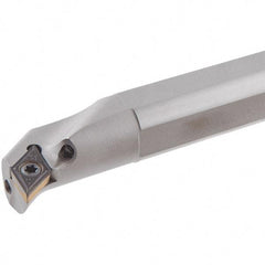 Iscar - 14mm Min Bore Diam, 150mm OAL, 10mm Shank Diam, E-SDUC Indexable Boring Bar - DC.T 0702.. Insert, Screw Holding Method - Exact Tool & Supply