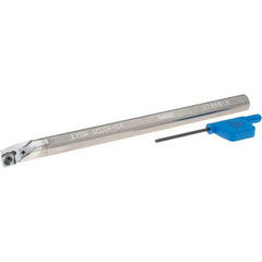 Iscar - 14mm Min Bore Diam, 150mm OAL, 10mm Shank Diam, E-SCLC Indexable Boring Bar - CC.T 0602.. Insert, Screw Holding Method - Exact Tool & Supply