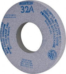 Norton - 12" Diam x 5" Hole x 1-1/2" Thick, H Hardness, 46 Grit Surface Grinding Wheel - Aluminum Oxide, Type 1, Coarse Grade, 2,070 Max RPM, Vitrified Bond, No Recess - Exact Tool & Supply