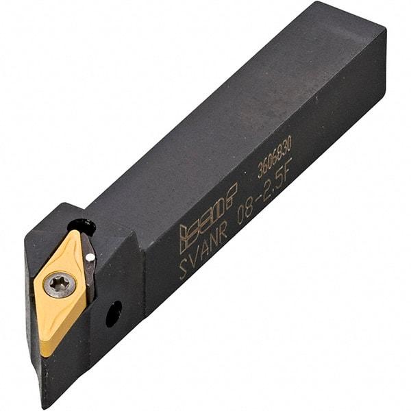 Iscar - SDAC, Left Hand Cut, 10mm Shank Height x 10mm Shank Width, Neutral Rake Indexable Turning Toolholder - 125mm OAL, DC.T 2 Insert Compatibility, Series Isoturn - Exact Tool & Supply