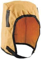 OccuNomix - Universal Size, Gold, Underneath Hard Hat Winter Liner - Regular Length, 1 Layer - Exact Tool & Supply