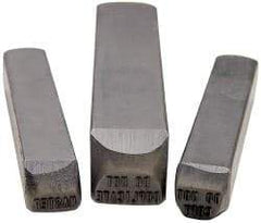 Made in USA - 1/16" Character Size, MASTER Character, Heavy Duty Individual Steel Stamp - Steel - Exact Tool & Supply