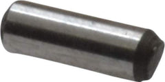 Value Collection - 1/16" Diam x 3/16" Pin Length Grade 8 Alloy Steel Standard Dowel Pin - C 50-58 Hardness, 800 Lb Breaking Strength, 1 Beveled & 1 Rounded End - Exact Tool & Supply