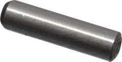 Value Collection - 1/16" Diam x 1/4" Pin Length Grade 8 Alloy Steel Standard Dowel Pin - C 50-58 Hardness, 800 Lb Breaking Strength, 1 Beveled & 1 Rounded End - Exact Tool & Supply