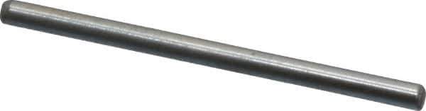 Value Collection - 1/16" Diam x 1" Pin Length Grade 8 Alloy Steel Standard Dowel Pin - C 50-58 Hardness, 800 Lb Breaking Strength, 1 Beveled & 1 Rounded End - Exact Tool & Supply