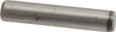 Value Collection - 3/32" Diam x 1/2" Pin Length Grade 8 Alloy Steel Standard Dowel Pin - C 50-58 Hardness, 1,800 Lb Breaking Strength, 1 Beveled & 1 Rounded End - Exact Tool & Supply