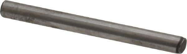 Value Collection - 3/32" Diam x 1" Pin Length Grade 8 Alloy Steel Standard Dowel Pin - C 50-58 Hardness, 1,800 Lb Breaking Strength, 1 Beveled & 1 Rounded End - Exact Tool & Supply