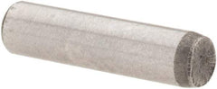 Value Collection - 1/8" Diam x 1/2" Pin Length Grade 8 Alloy Steel Standard Dowel Pin - C 50-58 Hardness, 3,200 Lb Breaking Strength, 1 Beveled & 1 Rounded End - Exact Tool & Supply