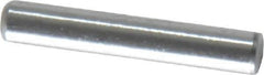 Value Collection - 1/8" Diam x 3/4" Pin Length Grade 8 Alloy Steel Standard Dowel Pin - C 50-58 Hardness, 3,200 Lb Breaking Strength, 1 Beveled & 1 Rounded End - Exact Tool & Supply