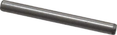 Value Collection - 1/8" Diam x 1-1/4" Pin Length Grade 8 Alloy Steel Standard Dowel Pin - C 50-58 Hardness, 3,200 Lb Breaking Strength, 1 Beveled & 1 Rounded End - Exact Tool & Supply