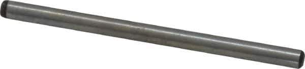Value Collection - 1/8" Diam x 2" Pin Length Grade 8 Alloy Steel Standard Dowel Pin - C 50-58 Hardness, 3,200 Lb Breaking Strength, 1 Beveled & 1 Rounded End - Exact Tool & Supply