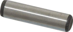 Value Collection - 3/16" Diam x 3/4" Pin Length Grade 8 Alloy Steel Standard Dowel Pin - C 50-58 Hardness, 7,200 Lb Breaking Strength, 1 Beveled & 1 Rounded End - Exact Tool & Supply