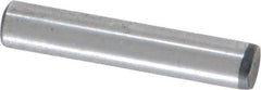 Value Collection - 3/16" Diam x 1" Pin Length Grade 8 Alloy Steel Standard Dowel Pin - C 50-58 Hardness, 7,200 Lb Breaking Strength, 1 Beveled & 1 Rounded End - Exact Tool & Supply