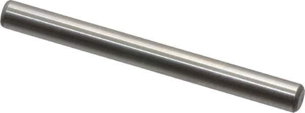 Value Collection - 3/16" Diam x 2" Pin Length Grade 8 Alloy Steel Standard Dowel Pin - C 50-58 Hardness, 7,200 Lb Breaking Strength, 1 Beveled & 1 Rounded End - Exact Tool & Supply
