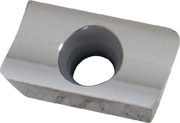 Kyocera - APET160416 Grade KW10 Carbide Milling Insert - Uncoated, 3/16" Thick, 3/8" Inscribed Circle, 0.06" Corner Radius - Exact Tool & Supply