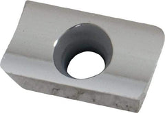 Kyocera - APET160416 Grade KW10 Carbide Milling Insert - Uncoated, 3/16" Thick, 3/8" Inscribed Circle, 0.06" Corner Radius - Exact Tool & Supply