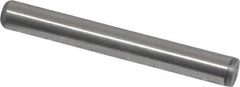 Value Collection - 1/4" Diam x 2" Pin Length Grade 8 Alloy Steel Standard Dowel Pin - C 50-58 Hardness, 12,800 Lb Breaking Strength, 1 Beveled & 1 Rounded End - Exact Tool & Supply