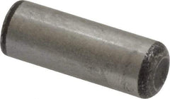 Value Collection - 5/16" Diam x 7/8" Pin Length Grade 8 Alloy Steel Standard Dowel Pin - C 50-58 Hardness, 20,000 Lb Breaking Strength, 1 Beveled & 1 Rounded End - Exact Tool & Supply