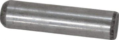 Value Collection - 5/16" Diam x 1-1/4" Pin Length Grade 8 Alloy Steel Standard Dowel Pin - C 50-58 Hardness, 20,000 Lb Breaking Strength, 1 Beveled & 1 Rounded End - Exact Tool & Supply