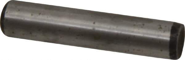 Value Collection - 5/16" Diam x 1-1/2" Pin Length Grade 8 Alloy Steel Standard Dowel Pin - C 50-58 Hardness, 20,000 Lb Breaking Strength, 1 Beveled & 1 Rounded End - Exact Tool & Supply