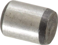 Value Collection - 3/8" Diam x 1/2" Pin Length Grade 8 Alloy Steel Standard Dowel Pin - C 50-58 Hardness, 28,700 Lb Breaking Strength, 1 Beveled & 1 Rounded End - Exact Tool & Supply