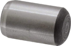 Value Collection - 3/8" Diam x 5/8" Pin Length Grade 8 Alloy Steel Standard Dowel Pin - C 50-58 Hardness, 28,700 Lb Breaking Strength, 1 Beveled & 1 Rounded End - Exact Tool & Supply