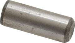 Value Collection - 3/8" Diam x 1" Pin Length Grade 8 Alloy Steel Standard Dowel Pin - C 50-58 Hardness, 28,700 Lb Breaking Strength, 1 Beveled & 1 Rounded End - Exact Tool & Supply