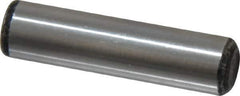 Value Collection - 3/8" Diam x 1-1/2" Pin Length Grade 8 Alloy Steel Standard Dowel Pin - C 50-58 Hardness, 28,700 Lb Breaking Strength, 1 Beveled & 1 Rounded End - Exact Tool & Supply