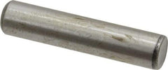 Value Collection - 3/8" Diam x 1-3/4" Pin Length Grade 8 Alloy Steel Standard Dowel Pin - C 50-58 Hardness, 28,700 Lb Breaking Strength, 1 Beveled & 1 Rounded End - Exact Tool & Supply