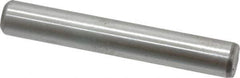 Value Collection - 3/8" Diam x 2-1/2" Pin Length Grade 8 Alloy Steel Standard Dowel Pin - C 50-58 Hardness, 28,700 Lb Breaking Strength, 1 Beveled & 1 Rounded End - Exact Tool & Supply