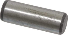 Value Collection - 7/16" Diam x 1-1/4" Pin Length Grade 8 Alloy Steel Standard Dowel Pin - C 50-58 Hardness, 39,100 Lb Breaking Strength, 1 Beveled & 1 Rounded End - Exact Tool & Supply