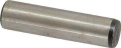 Value Collection - 7/16" Diam x 1-3/4" Pin Length Grade 8 Alloy Steel Standard Dowel Pin - C 50-58 Hardness, 39,100 Lb Breaking Strength, 1 Beveled & 1 Rounded End - Exact Tool & Supply